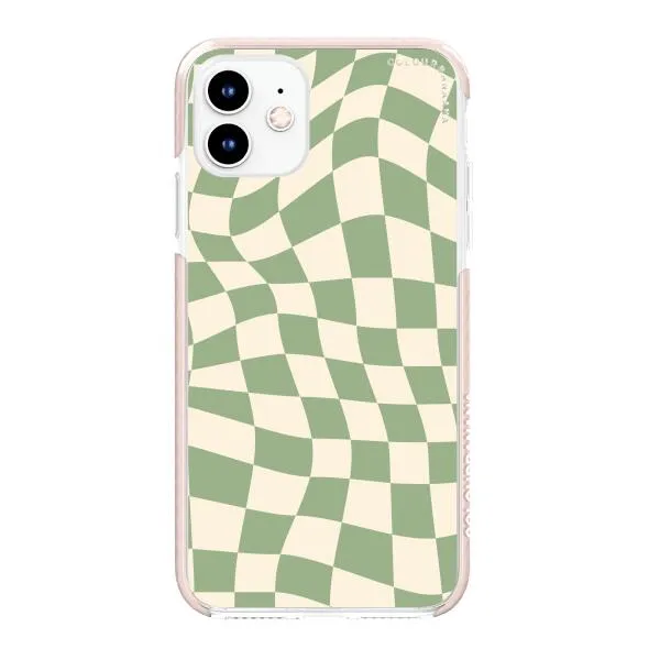 iPhone Case - Swirled Checkered