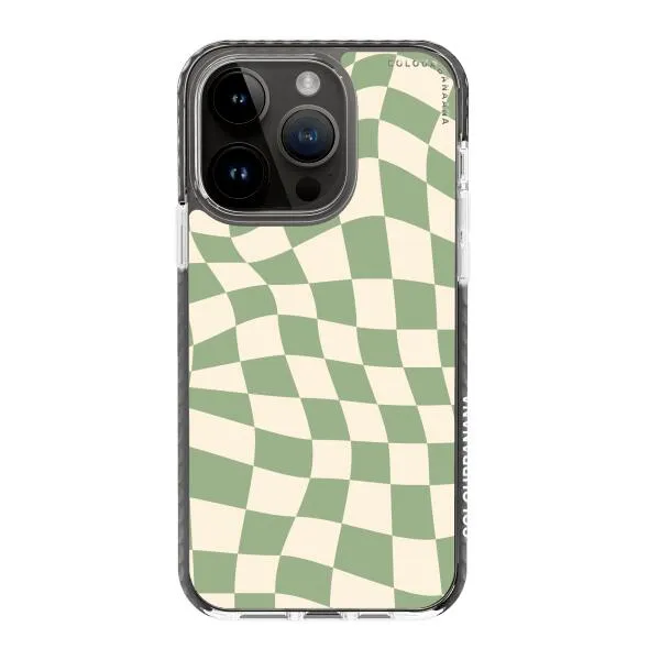 iPhone Case - Swirled Checkered