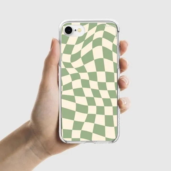 iPhone Case - Swirled Checkered