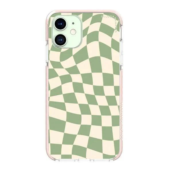 iPhone Case - Swirled Checkered