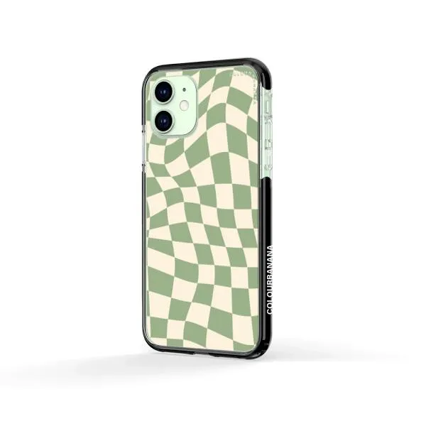 iPhone Case - Swirled Checkered
