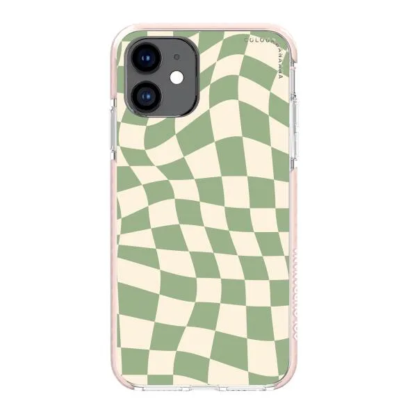 iPhone Case - Swirled Checkered