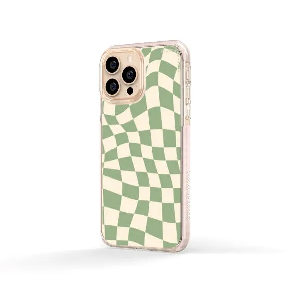 iPhone Case - Swirled Checkered