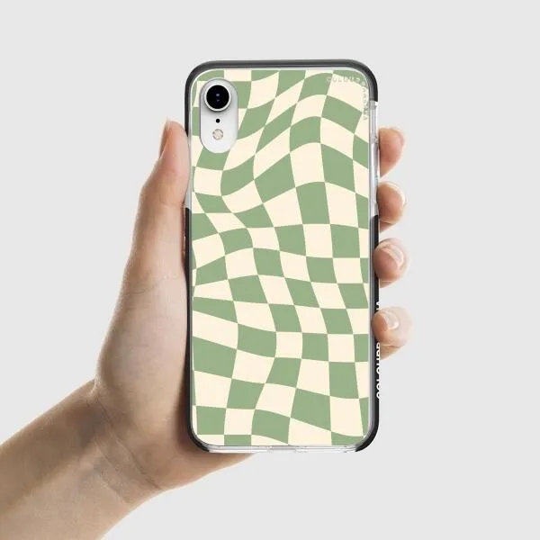 iPhone Case - Swirled Checkered