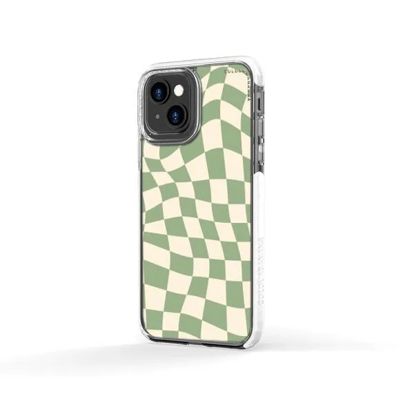 iPhone Case - Swirled Checkered