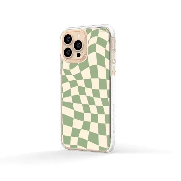 iPhone Case - Swirled Checkered