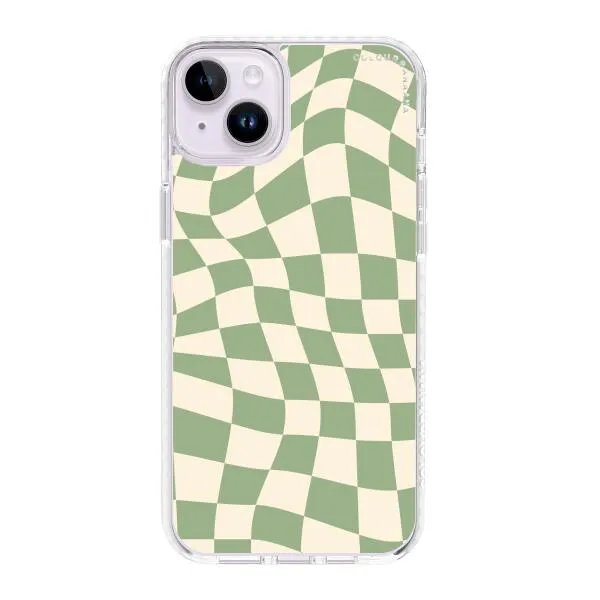 iPhone Case - Swirled Checkered
