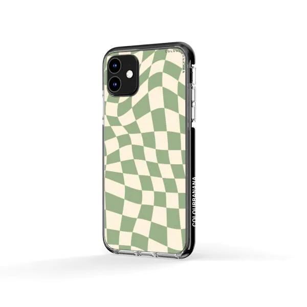 iPhone Case - Swirled Checkered
