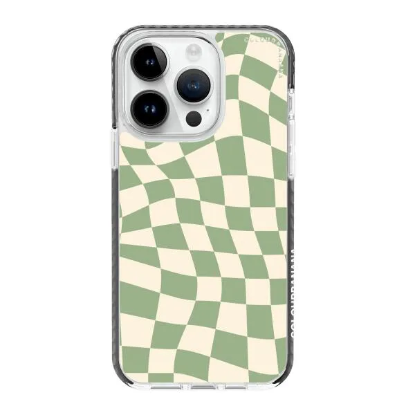 iPhone Case - Swirled Checkered