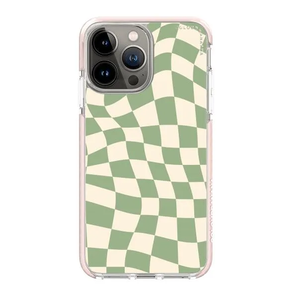 iPhone Case - Swirled Checkered