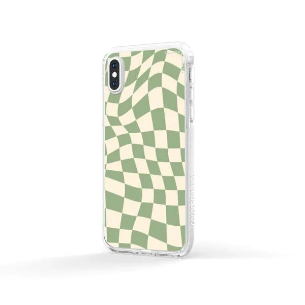 iPhone Case - Swirled Checkered