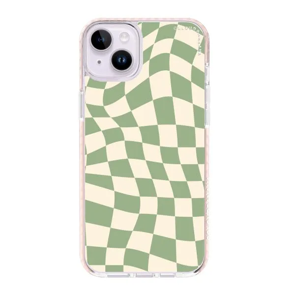 iPhone Case - Swirled Checkered