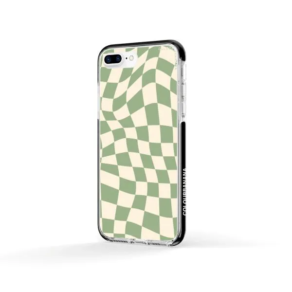 iPhone Case - Swirled Checkered