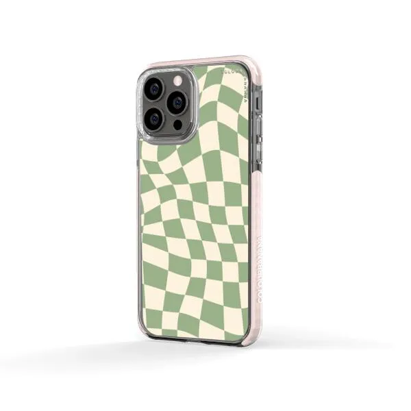 iPhone Case - Swirled Checkered