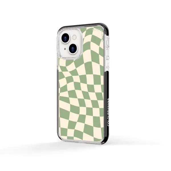 iPhone Case - Swirled Checkered