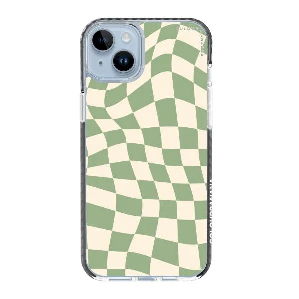 iPhone Case - Swirled Checkered