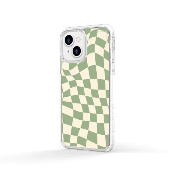 iPhone Case - Swirled Checkered
