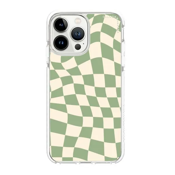iPhone Case - Swirled Checkered