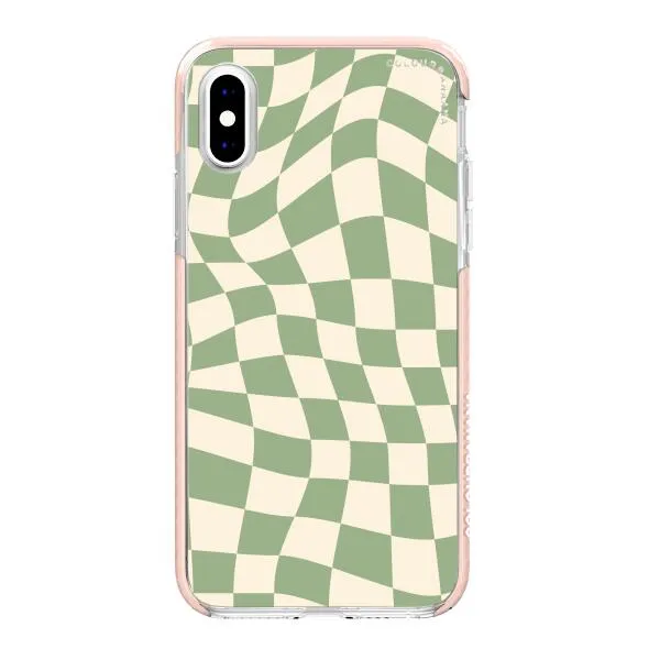 iPhone Case - Swirled Checkered