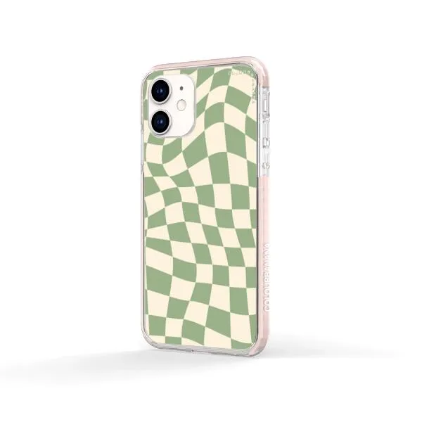 iPhone Case - Swirled Checkered