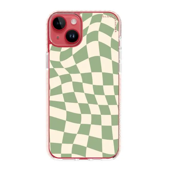 iPhone Case - Swirled Checkered
