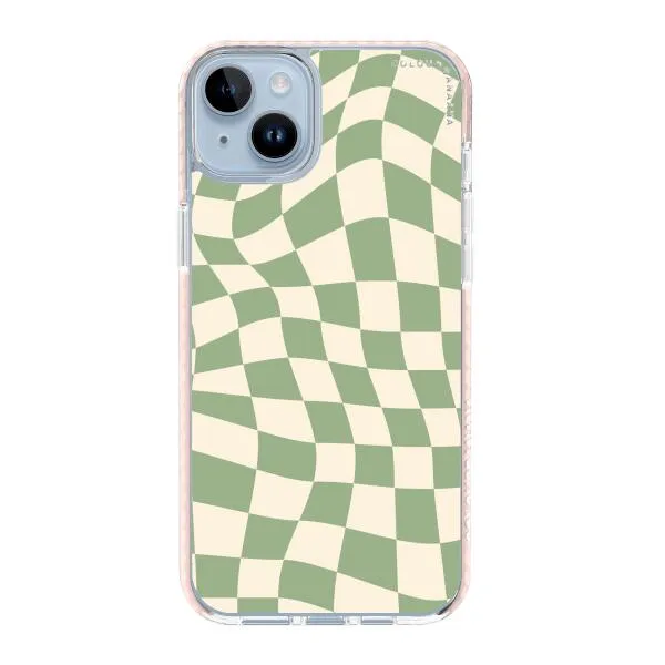 iPhone Case - Swirled Checkered