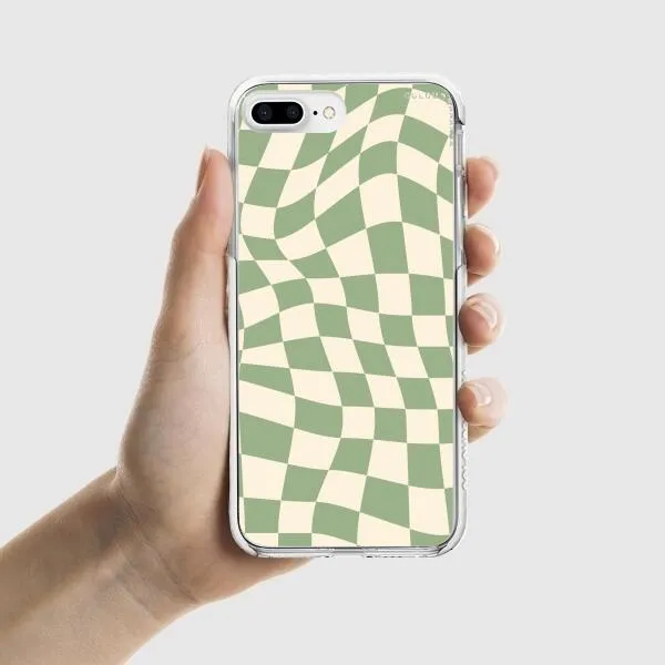 iPhone Case - Swirled Checkered