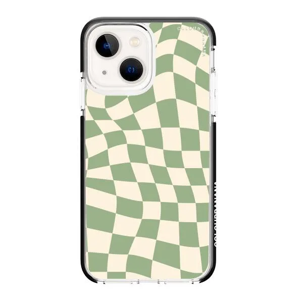 iPhone Case - Swirled Checkered