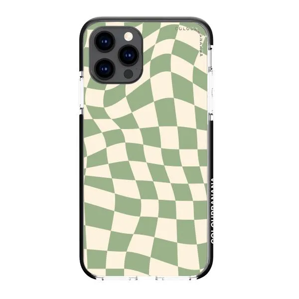iPhone Case - Swirled Checkered