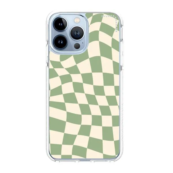 iPhone Case - Swirled Checkered