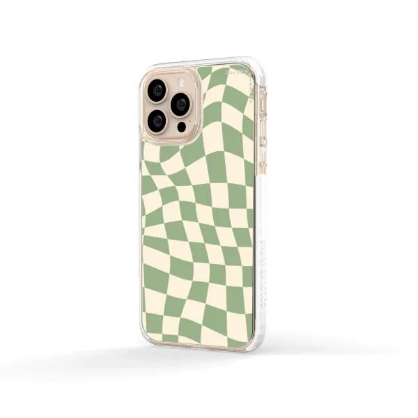 iPhone Case - Swirled Checkered
