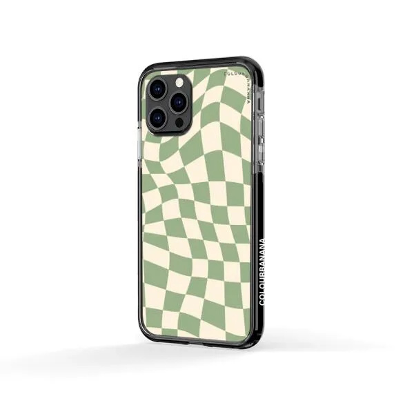 iPhone Case - Swirled Checkered