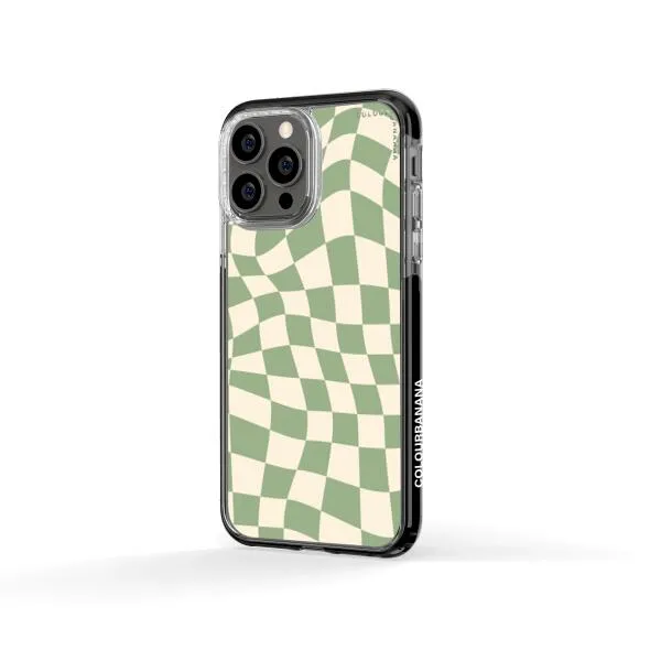 iPhone Case - Swirled Checkered