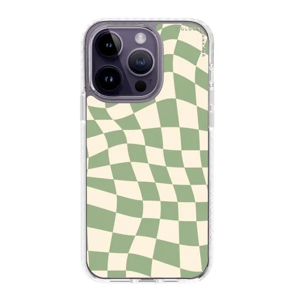 iPhone Case - Swirled Checkered