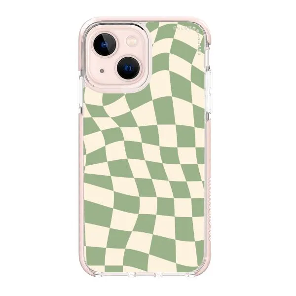 iPhone Case - Swirled Checkered