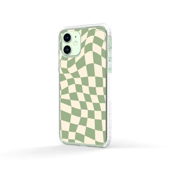 iPhone Case - Swirled Checkered