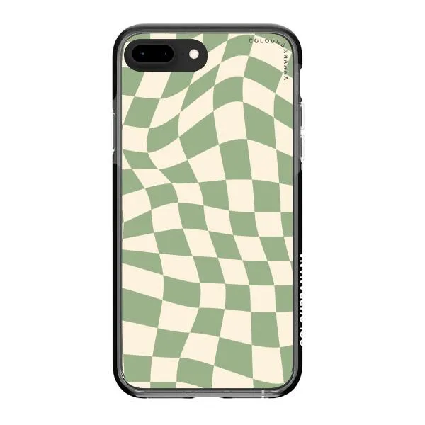 iPhone Case - Swirled Checkered