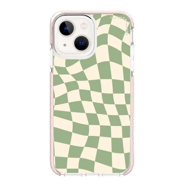 iPhone Case - Swirled Checkered