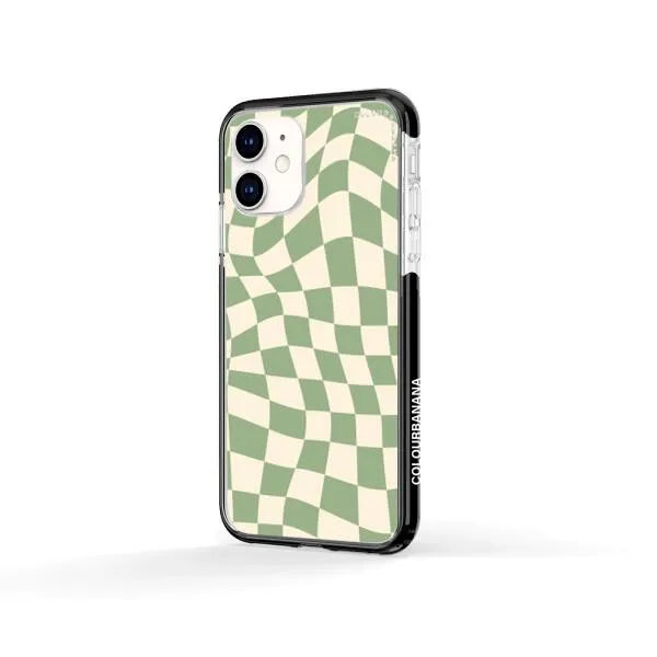 iPhone Case - Swirled Checkered