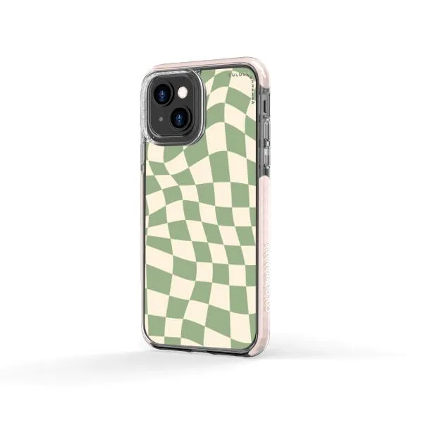 iPhone Case - Swirled Checkered