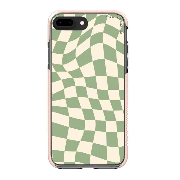 iPhone Case - Swirled Checkered