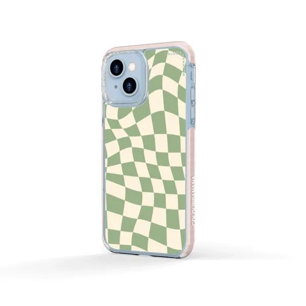 iPhone Case - Swirled Checkered