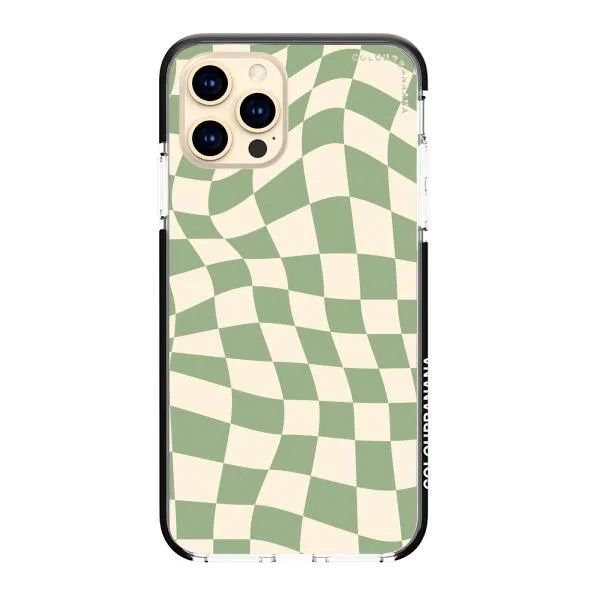 iPhone Case - Swirled Checkered