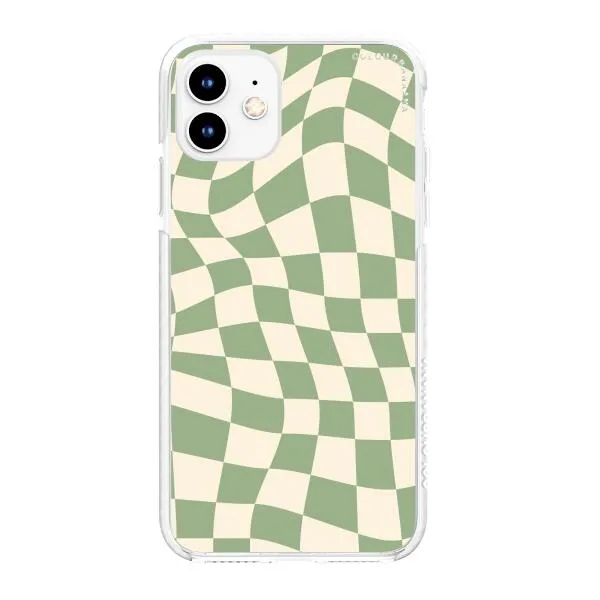 iPhone Case - Swirled Checkered