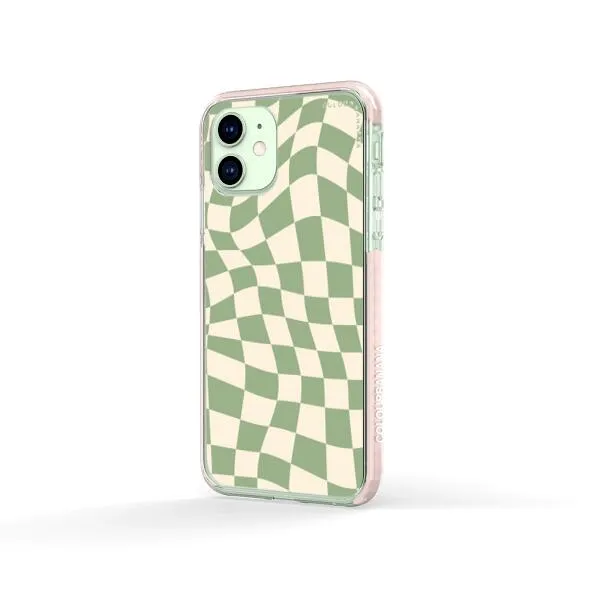 iPhone Case - Swirled Checkered