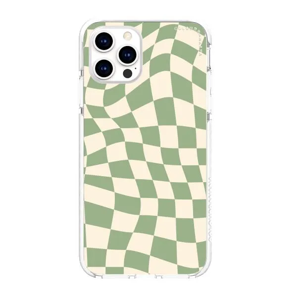 iPhone Case - Swirled Checkered