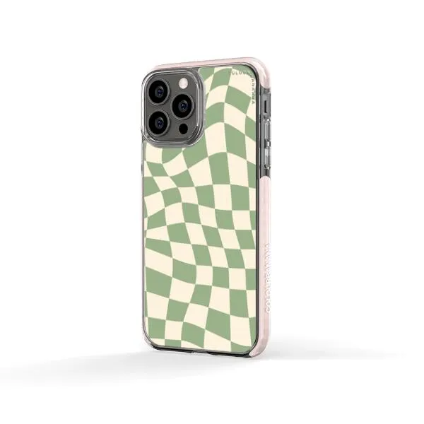 iPhone Case - Swirled Checkered