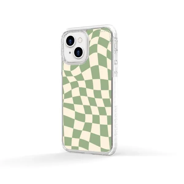 iPhone Case - Swirled Checkered