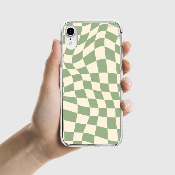 iPhone Case - Swirled Checkered