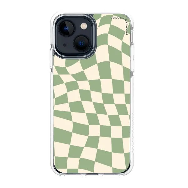 iPhone Case - Swirled Checkered